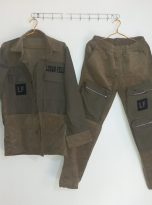 CORDUROY CHINOS JACKET AND COMBAT TROUSER FRONT 50,000 SOLD