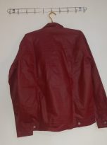 LEATHER RED JACKET BACK 25,000 X 1