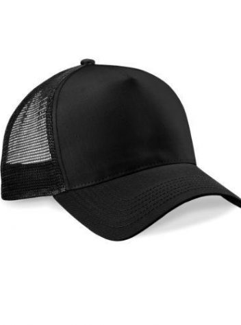 BLACK TRUCKER CAP
