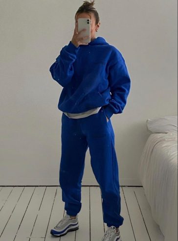 STYLISH BLUE HOODIE WITH JOGGER