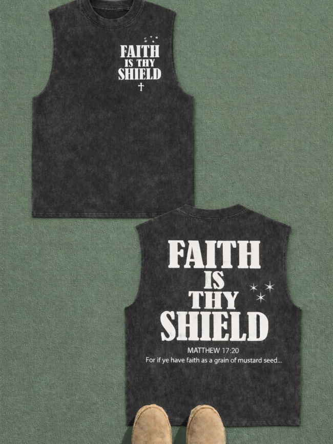 BLACK STONE WASH ARMLESS