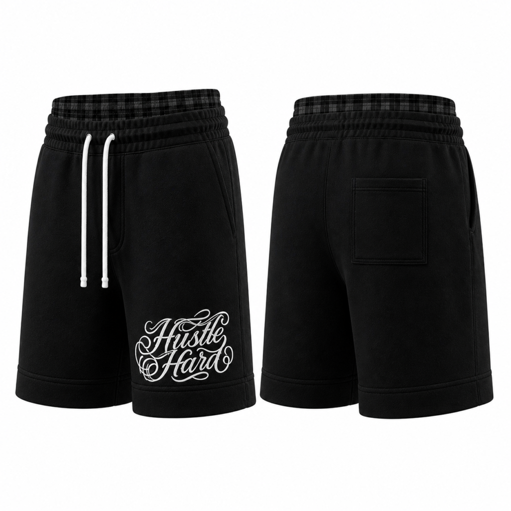 HUSTLE HARD HEAVY WEIGHT SHORTS