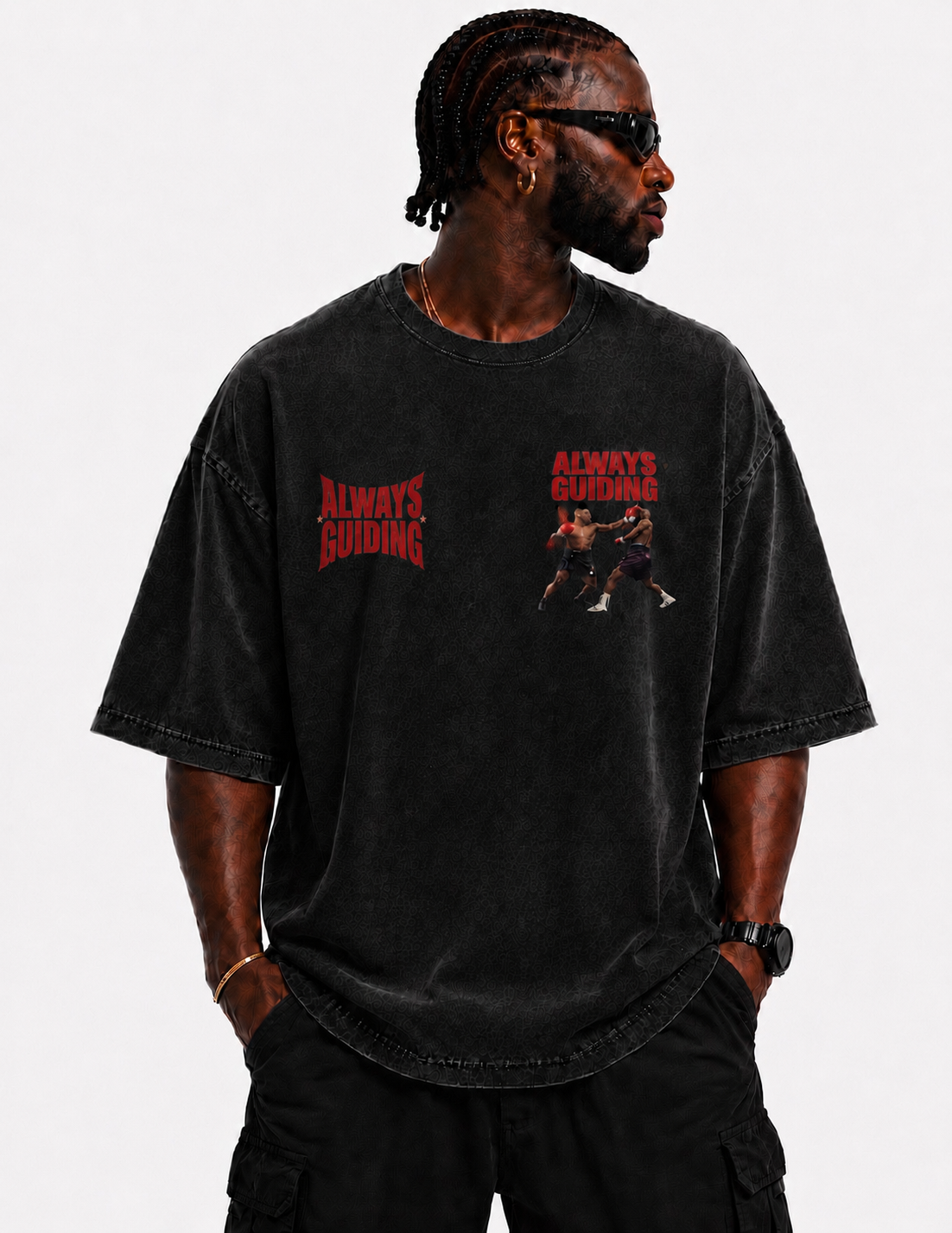 ALWAYS GUIDING™ OVERSIZED VINTAGE T-SHIRT - Image 4